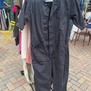 Alex Mill Dark Gray Utility Jumpsuit